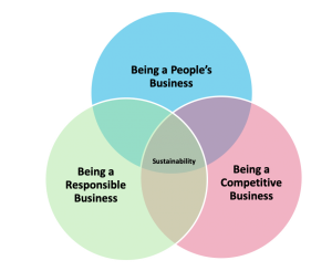 Three foundations of sustainability